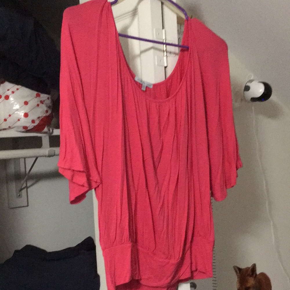 Charlotte Russe pink blouse size large